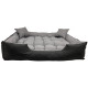 Legowisko dla psa ECCO 130x100 / 145x115 cm szaro-czarne