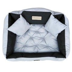 Hundbädd 130 x 105 Ljusgrå KingDog