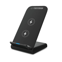 EZC101 Esperanza skrivbordsställ för telefon med trådlös induktionsladdare 15W photon | HandlaSmidigt.se