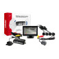 Parksensorset TFT01 4,3' med kamera HD-308-LED 4 svarta sensorer