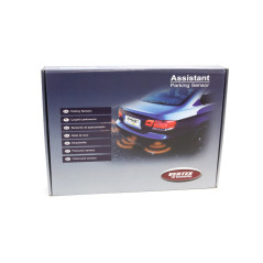 Parksensorset TFT01 4,3' med kamera HD-308-LED 4 svarta sensorer