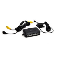 Parkeringssensorset TFT01 4,3' med kamera HD-308-LED 4 sensorer silver