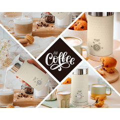 AD 4495 Mjölkskummare - skumning och uppvärmning (latte och cappuccino)