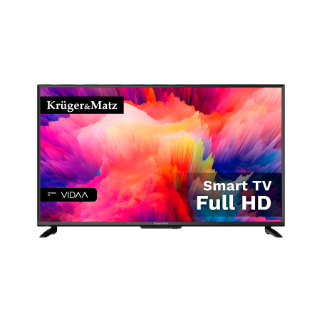 TV Kruger&Matz 40' FHD smart DVB-T2/S2 H.265 Hevc

(Note: The translation is the same in Swedish as it is in Polish.)