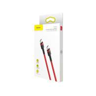 BASEUS USB-C - USB-C-kabel 2,0m Cafule PD 2.0 QC 3.0 60W (CATKLF-H09) Röd