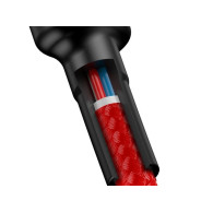 BASEUS Kabel USB-C - USB-C 2,0m Cafule PD 2.0 QC 3.0 60W (CATKLF-H09) Red
