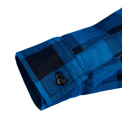 Flanellskjorta, marinblå, storlek M