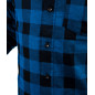 Flanellskjorta, marinblå, storlek XXXL