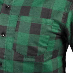 Flanellskjorta, grön, storlek L