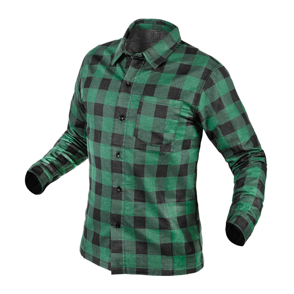 Koszula flanelowa, zielona, rozmiar XL Koszula flanelowa, zielona, rozmiar XL