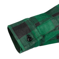 Flanellskjorta, grön, storlek XXXL
