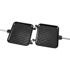 Sandwichgrill för lägereld.