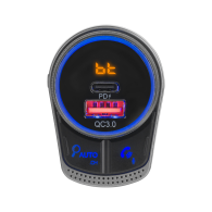 Transmiter samochodowy FM z funkcją bluetooth.