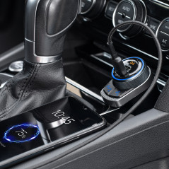 FM-sändare för bil med Bluetooth-funktion.