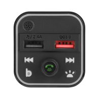 Transmiter samochodowy FM z funkcja bluetooth