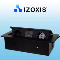 Dolt USB-uttag dolt i bänkskivan - dubbel Izoxis 21446