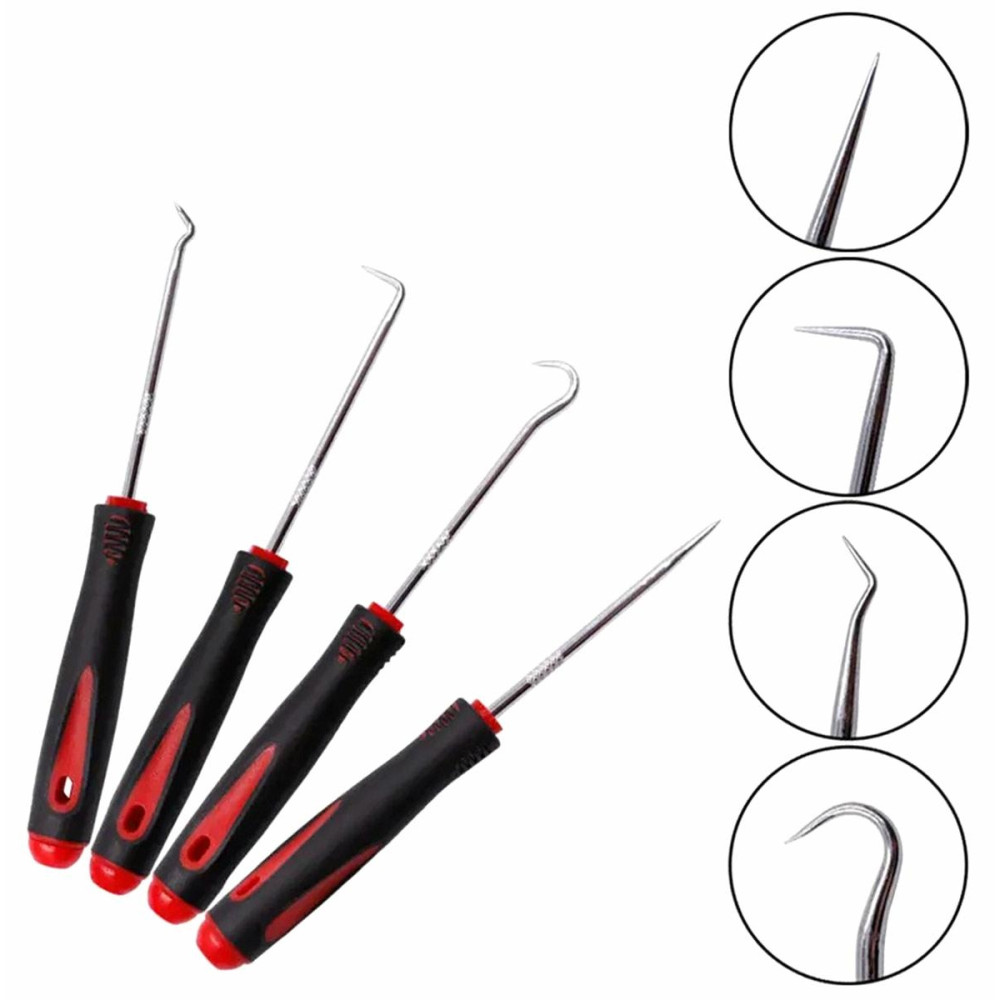 AG950 Set med 4-delat krokodilkäftar med handtag.