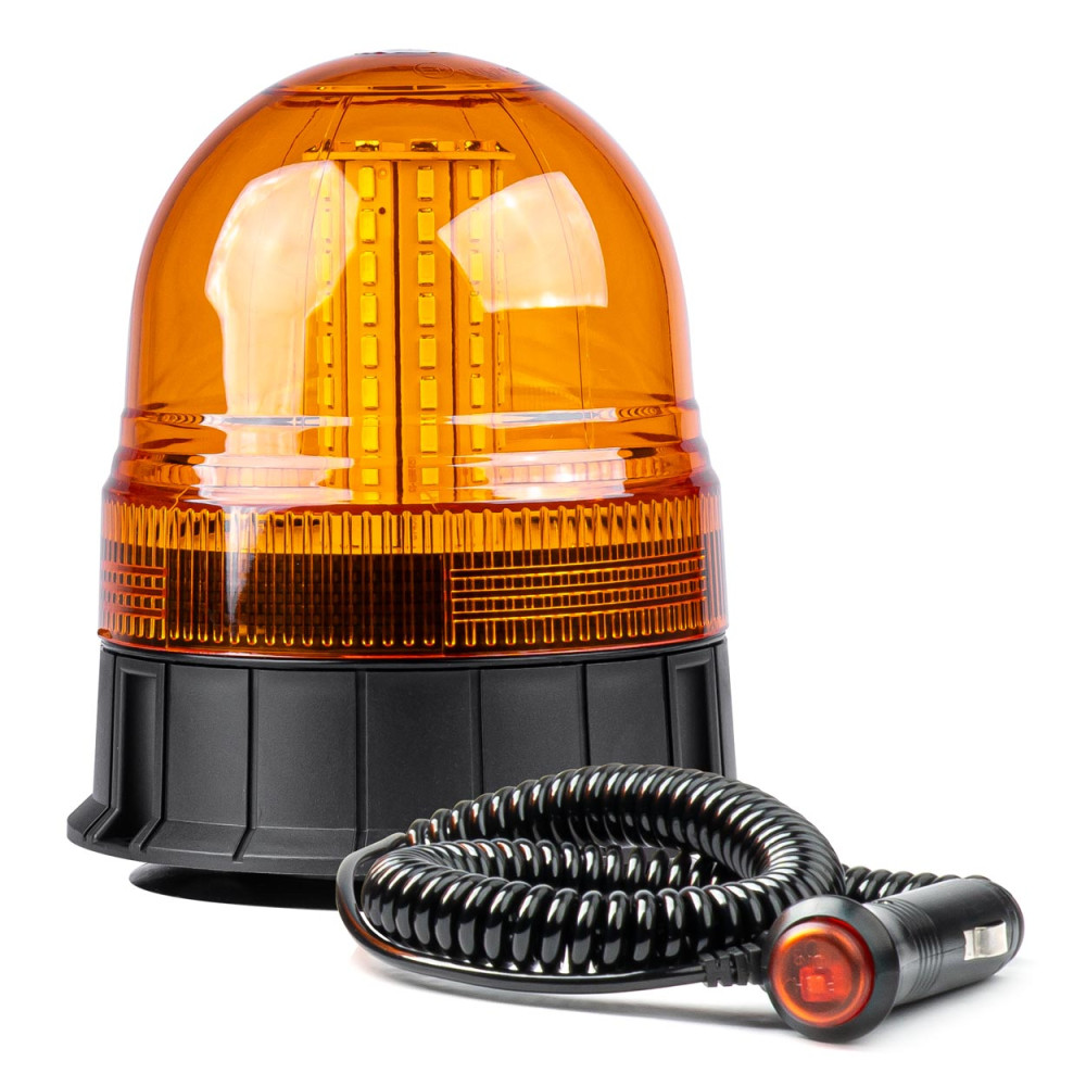 Varningsblixtljus med 80 LED-lampor, magnetfäste, R10 12V 24V W09M AMIO-01502.