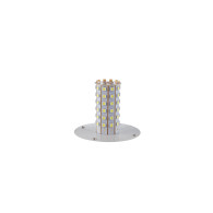 Varningsblixtljus med 80 LED-lampor, magnetfäste, R10 12V 24V W09M AMIO-01502.