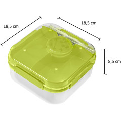 Frukostlåda Lido 1,6l grön Branq