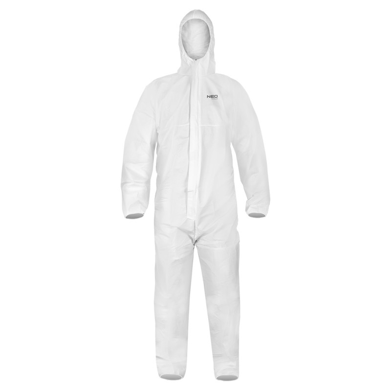 Skyddsoverall i PP+PE, storlek XXL/XXXL