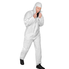 Skyddsdräkt i PP+PE, storlek S/M | HandlaSmidigt.se