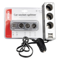 Grenuttag grenuttag tändare soc3 3+1 usb amio-01706