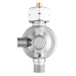 Tryckregulator för gas och en 1,5 meter lång slang, för den polska marknaden, för en 50 Kw cylinder.