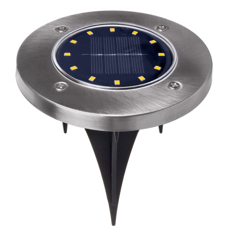 Solcellslampa för trädgårdsinfart LED Maclean IP44, 12 LED SMD, 4000K, Ni-MH 600 mAh, 0,7W, MCE318 | HandlaSmidigt.se