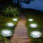 Solcellslampa för trädgårdsinfart LED Maclean IP44, 12 LED SMD, 4000K, Ni-MH 600 mAh, 0,7W, MCE318