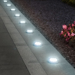 Solcellslampa för trädgårdsinfart LED Maclean IP44, 12 LED SMD, 4000K, Ni-MH 600 mAh, 0,7W, MCE318 | HandlaSmidigt.se