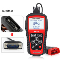 Diagnostisk mätare, OBD2-skanner Konnwei KW808
