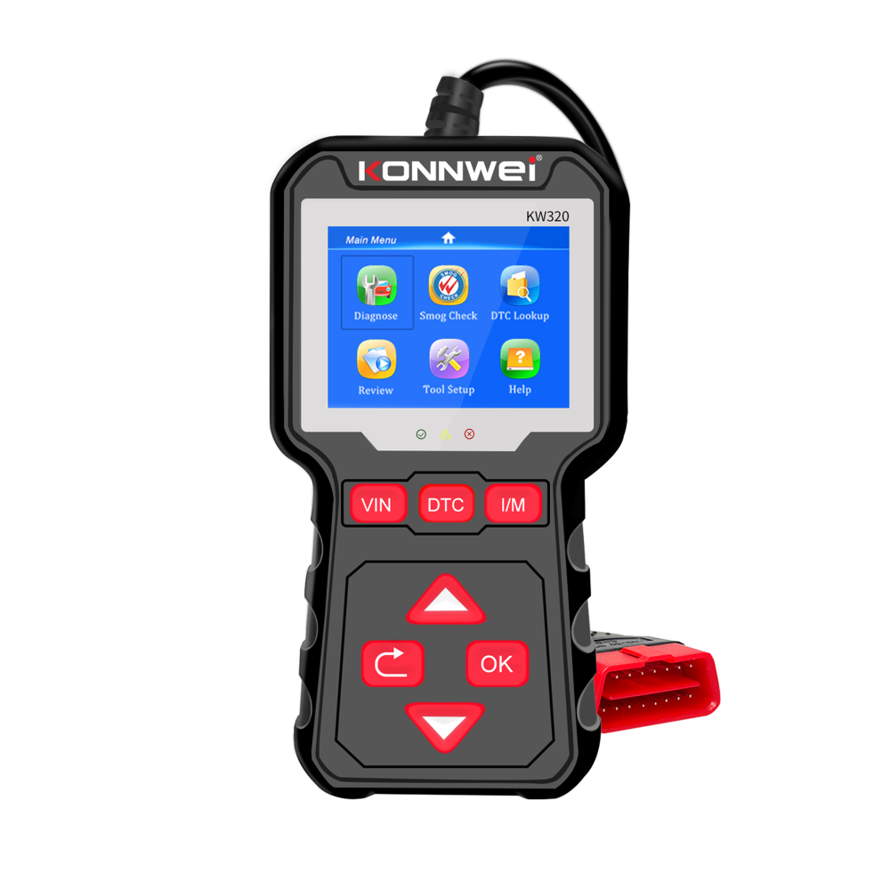 Diagnostisk mätare, OBD2-skanner Konnwei KW320 Diagnostisk mätare, OBD2-skanner Konnwei KW320