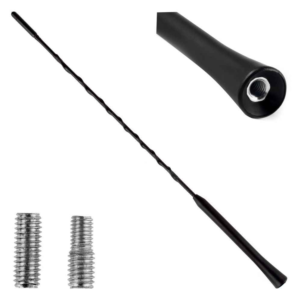 Bilantennmast, antennstolpe 41 cm 5/6 mm adapter antm02 amio-01129. Bilantennmast, antennstolpe 41 cm 5/6 mm adapter antm02 amio-01129.