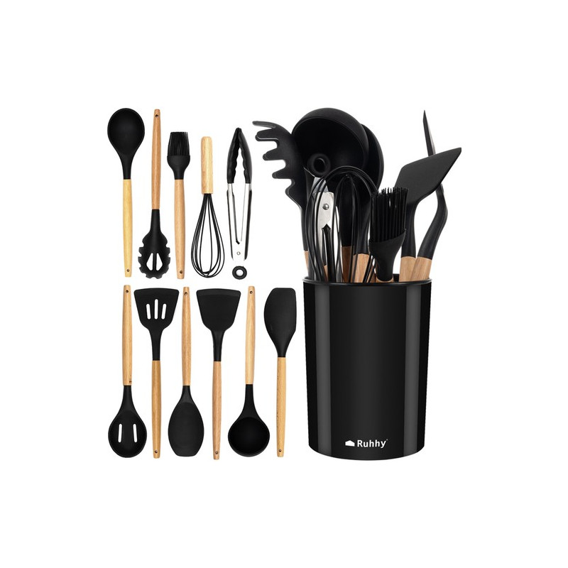 Köksredskap - set med 12 delar. Ruhhy 21804