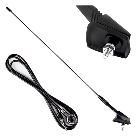 Bilantenn 41 cm 5 mm adapter ant01 amio-01048 | HandlaSmidigt.se