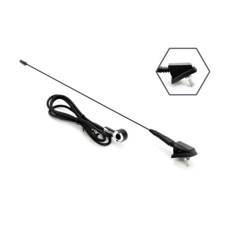 Bilantenn 41 cm 5 mm adapter ant01 amio-01048