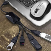 AK22 Hub USB-förgrenare 4 portar