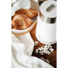 AD 1372 vit metallvattenkokare 0,6 liter