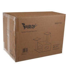 Kattleksak för katter 71 cm grå Purlov 21712