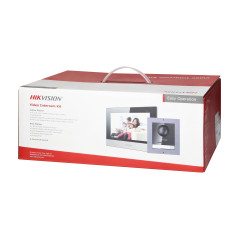HIKVISION DS-KIS602(B) PoE-enhet för enkelthus med 7-tums pekskärm, WiFi, och extern kamera med Fu-lins. | HandlaSmidigt.se