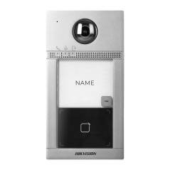 HIKVISION DS-KV8113-WME1(C) metallisk enkelhetsstation för Wi-Fi/IP för enskilda hem, avsedd för självständigt arbete eller sama