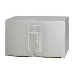 HIKVISION DS-KV8213-WME1(C) tvåfamiljers metall-utomhusstation med WiFi/IP, avsedd för självständigt arbete eller samarbete…