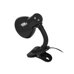 44-155- Skrivbordslampa lb-08 med klämma svart