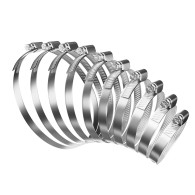 52-239- Rostfri snäckbandklämma w2 130-150/9