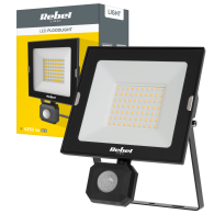 LED-strålkastare 50W med skymnings- och rörelsesensor, 4000K, 230V
