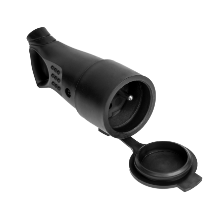 Sprutskyddat uttag med handtag och jordning IP44 G-10GU