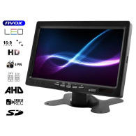 Nvox ahm612r-s dubbelmonitor bilfri stående lcd 7 tum ahd/hd 4-pin med ram 12/24v kit