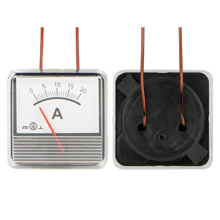 51-717- Analog amperemeter 20A kvadrat polsk