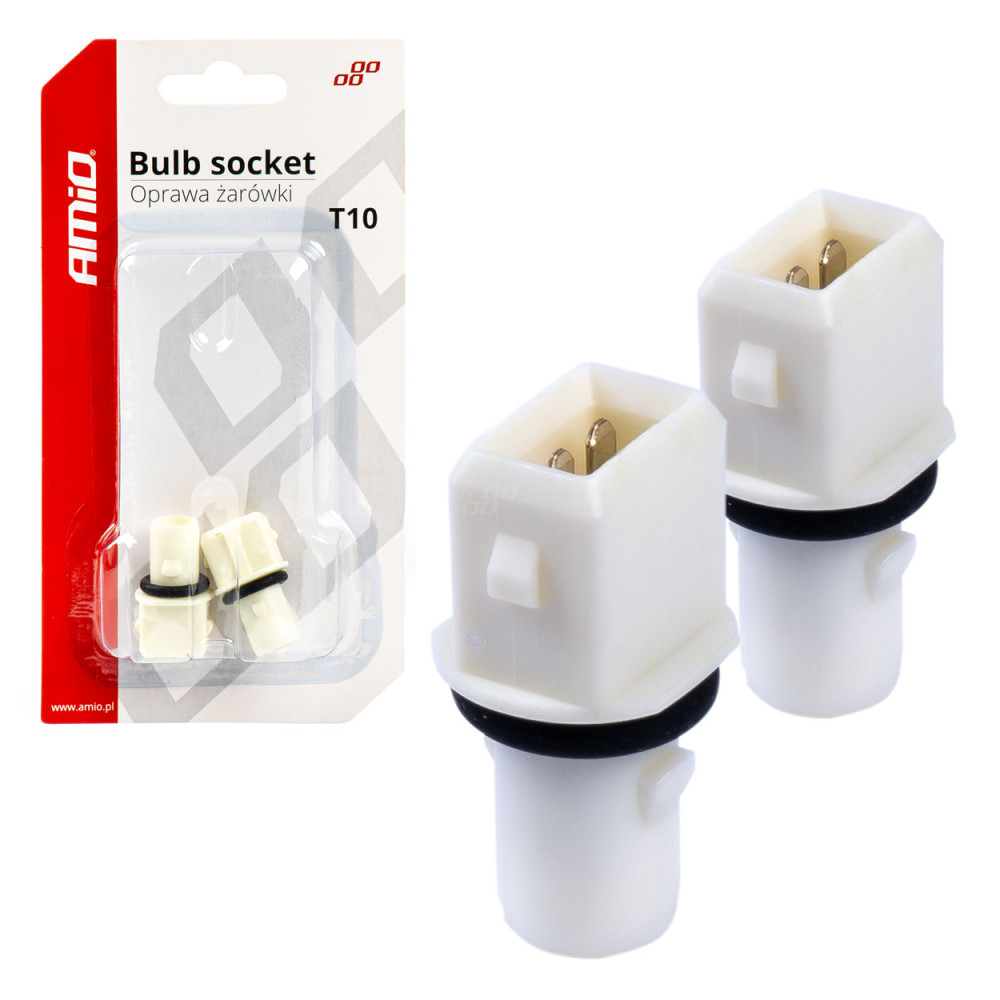 Sockel lamphållare lampa t10 w5w w3w w16w amio-03047 Sockel lamphållare lampa t10 w5w w3w w16w amio-03047
